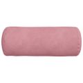 vidaXL Podložkové vankúše 2 pcs Ružová Ø 15 x 40 cm Kordúrová tkanina