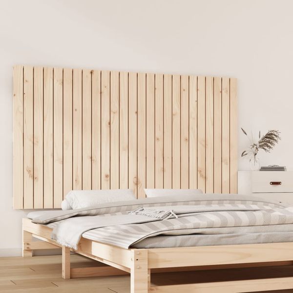 vidaXL Nástenné čelo postele 159,5x3x90 cm masívna borovica