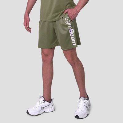 Šortky Mesh Essence Green - GymBeam, veľkosť S