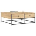 vidaXL Konferenčný stolík dub sonoma 100x99x40 cm kompozitné drevo