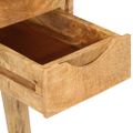 vidaXL Stolík so zásuvkami 110x47x76 cm mangovníkový masív