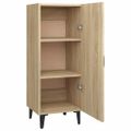 vidaXL Komoda dub sonoma 34,5x34x90 cm spracované drevo