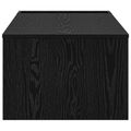 vidaXL Konferenčný stolík Čierny dub 95 x 50 x 34 cm Kompozitné drevo