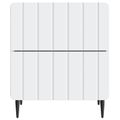 vidaXL Nočný stolík 2 ks Biela 43 x 34,5 x 49,5 cm Kompozitné drevo