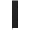 vidaXL Highboard 2 ks Čierny dub 69,5 x 34 x 180 cm Kompozitné drevo