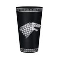 Pohár Game of Thrones - Stark Logo, čierny
