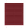 vidaXL plisovaná roleta Bordeaux červená 105x150 cm Šírka látky