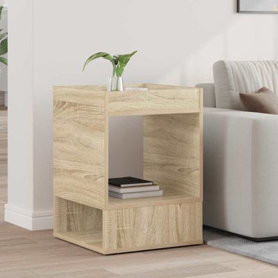 vidaXL Koncový stôl Sonoma dub 40 x 40 x 56 cm Kompozitné drevo