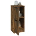vidaXL Komoda dymový dub 30x30x70 cm spracované drevo