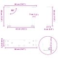vidaXL Nohy konferenčného stolíka v tvare V, 2 ks, prírodná oceľ, 50 x (30-31,3) cm, oceľ