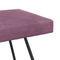 vidaXL lavička Fialová 80 x 40 x 45 cm Zamat