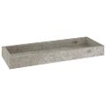 vidaXL Terasové nástenné police 4 ks betónovosivé 40x15x4 cm MDF