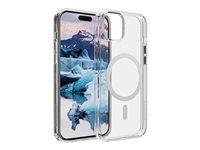 Zadný kryt pre mobilný telefón - kompatibilita s MagSafe - plast - priehľadná - pre Apple iPhone 13, 14, 15, 16e, 17e
