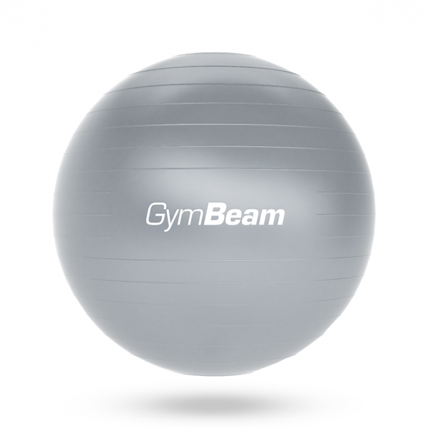 Fitlopta FitBall 65 cm - GymBeam, sivá