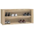 vidaXL Regál na topánky dub sonoma 100x35x45 cm spracované drevo