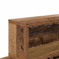 vidaXL Vešiak na stenu Nástenná montáž Staré drevo 100 x 12 x 43,5 cm