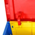 vidaXL Záhradný úložný box farebný PP ratan 90 l