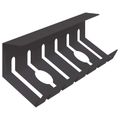 vidaXL Úložný box na káble pod stôl 2 ks Čierna 44 x 11,5 x 13,5 cm