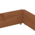 vidaXL Paletové ohrádky 3 ks hnedé 150x100 cm borovicový masív