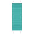 vidaXL Plisovaná roleta petrolejovo zelená 40x150 cm šírka látky 39,4 cm polyester