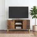 vidaXL TV skrinka 102 x 34,5 x 50 cm Staré drevo Kompozitné drevo