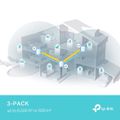 WiFi router TP-Link Deco X50 Pro(3-pack) AX3000, WiFi 6, 2x 2,5GLan, 2,4GHz/5GHz, HomeShield