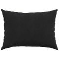 vidaXL Vankúše na pohovku 2 pcs Čierna 70 x 50 cm Kordúrová tkanina