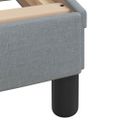 vidaXL Posteľ s matracom bledosivá 80x200 cm látka