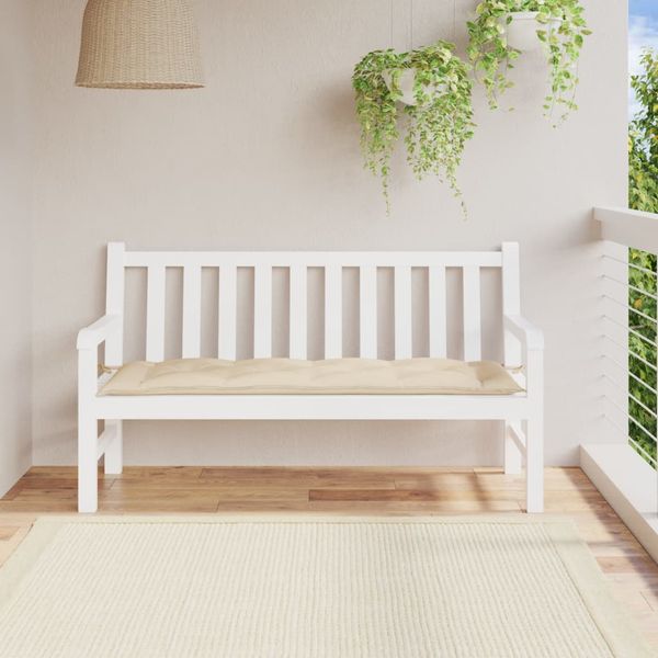 vidaXL Podložka na záhradnú lavičku 150x50x7 cm, oxfordská látka