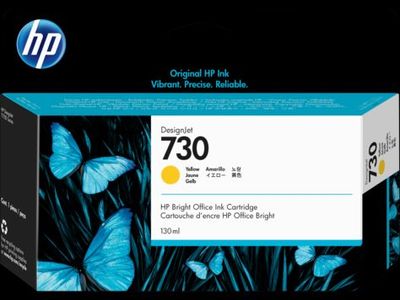 HP 730 130 ml Yellow Ink Cartridge