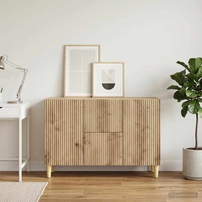 vidaXL Servírovacia skriňa Dub artisan 89 x 34,5 x 60 cm