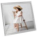 vidaXL Fotorámiky na stenu, koláž 5 ks, strieborné 40x40 cm, MDF