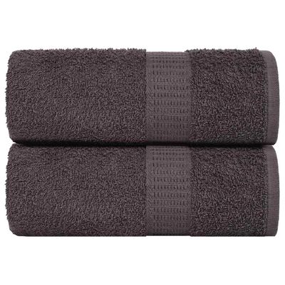 vidaXL Uteráky pre hostí FROGN 2 ks antracitové 30x50 cm 360 g/m²