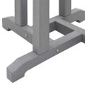 vidaXL Barový stôl Svetlosivá 55 x 55 x 107 cm Polyetylén