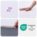 vidaXL Penový matrac stredne mäkký 80x200 cm