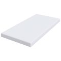 vidaXL Matracový topper z pamäťovej peny 90 x 200 cm Thick Mäkký Biela