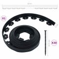 vidaXL Flexibilná obruba trávnika s 30 kolíkmi 10 m 5 cm