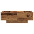 vidaXL Konferenčný stolík staré drevo 90x60x31 cm kompozitné drevo