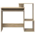 vidaXL Stôl Sonoma dub 106 x 41 x 88.5 cm Kompozitné drevo