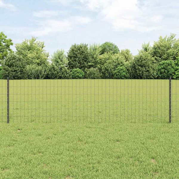 vidaXL Zvarený drôtený plot 10 x 0,6 m (Š x V) PVC potiahnutá oceľ