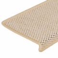 vidaXL Samolepiace nášľapy na schody sisal 30 ks 65x21x4 cm Berber