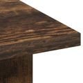 vidaXL Konferenčný stolík Dymová dub 77 x 55 x 42 cm Kompozitné drevo
