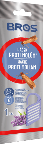 Bros háčik proti moliam levanduľa 1ks