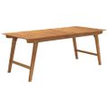 vidaXL Záhradný stôl 200x90x75 cm akáciový masív