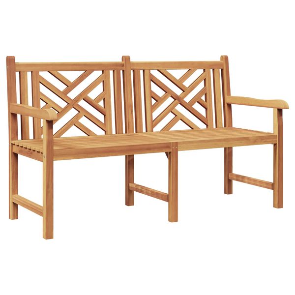 vidaXL Záhradná lavička 150 x 60 x 90 cm Husté teakové drevo