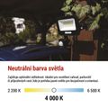 LED reflektor GLARO EMOS ZS2324B s pohybom čidlom, 20 W, čierna, IP54, 2000 lm, neutrálna biela