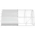 vidaXL Kurník pre kurčatá Strieborná 400 x 300 x 200 cm