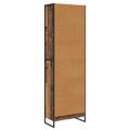 vidaXL Knižnica 60 x 30 x 189,5 cm Kompozitné drevo Staré drevo