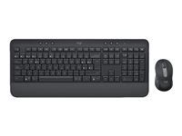 Sada klávesnice a myši - bezdrôtová - Bluetooth LE - QWERTY - španielska - grafitová