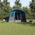 vidaXL Rodinný stan so strechou Modrá a šedá 576 x 325 x 213 cm